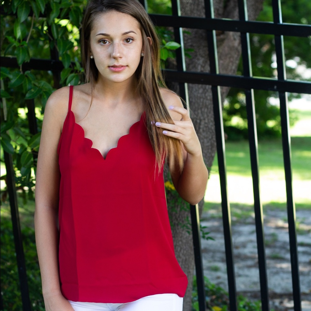 Scalloped Cami